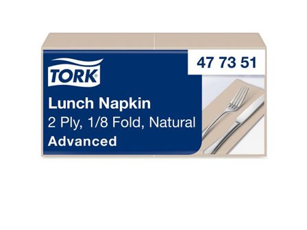 TORK Servett Lunch 2-lags natur 200/fp - Lyreco - Kök och servering - Servetter och dukar - Servett - 2-lagers