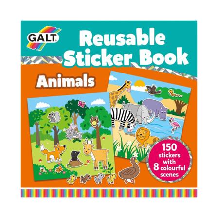 GALT Stickerbok Djur - återanvändbar Skapa & pyssla ONESIZE