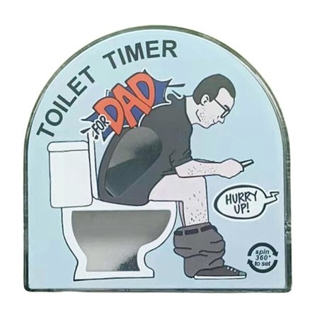 Toalettimer 5 Minutter Trykt Allsidig Nøyaktig Sensitiv Dekompresjon Morsom Gave Bad Bajstimer Timeglass Hjemmebruk KAESI [DB] D