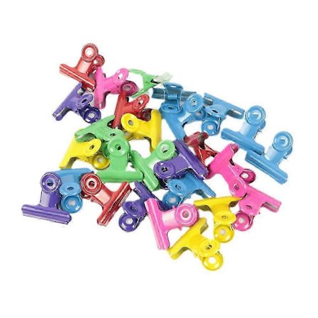 24 stk. Tag Clips Fotoklips Metal Hængsel Clips Dekorative Clips Store Clips[D]
