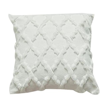 Dekorative pynteputer, myke plysj faux ull putetrekk sett, beige