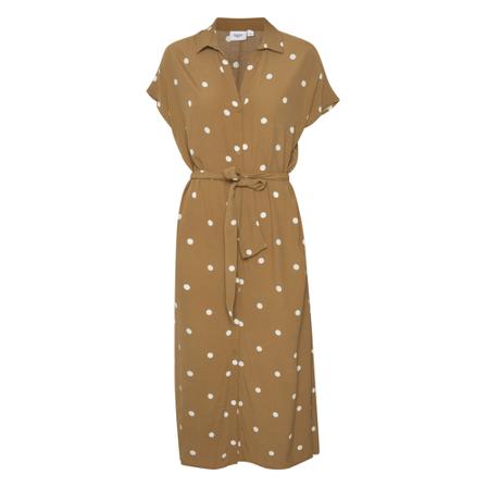 Saint Tropez, Blanca SZ SS Dress Brązowy, Kobieta, Rozmiar: S
