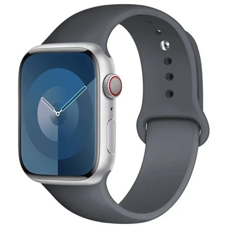 Lämplig för Apple Watch Smart Watch Iwatch3/4/5/6/7/8/Se Generation Ultra Klockarmband Fritt Justerbart Enfärgat Silikon M