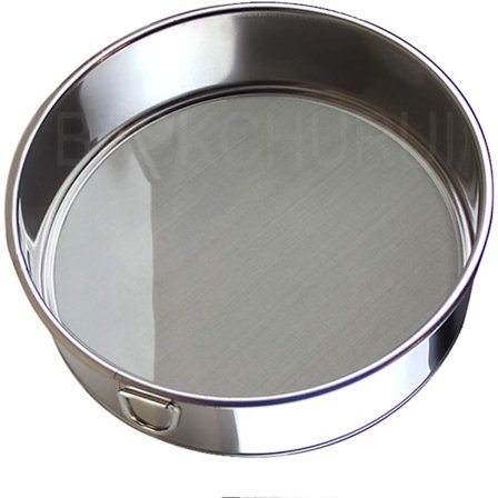 Mjölsil för bakning - Mjölsikt finmaskig (6 tum 60 maskor) - Premium rostfritt stål