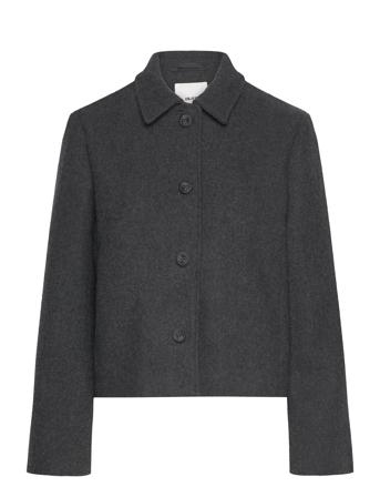 Objpisa Lo Short Jacket Div Grey Object