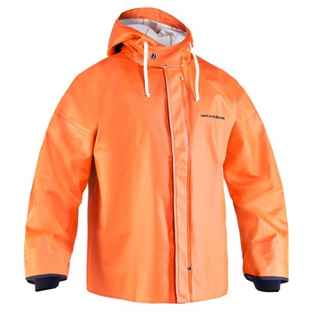 Grundéns 10022 Brigg 44 Regnparkas orange, vattentät, slitstark Orange, Kläder