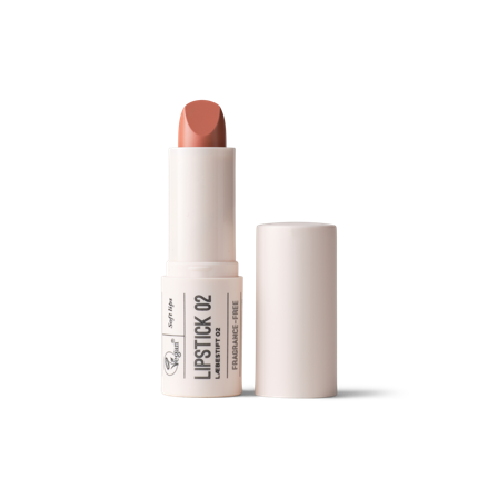 Ecooking Lipstick 02 med Hyaluronsyre og E-vitamin - Naturligt og Intens Look, Læbestift