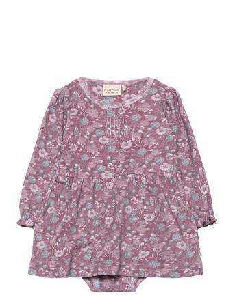 Dress Body Ls Aop Dresses & Skirts Dresses Baby Dresses Long-sleeved Baby Dresses Liila Minymo