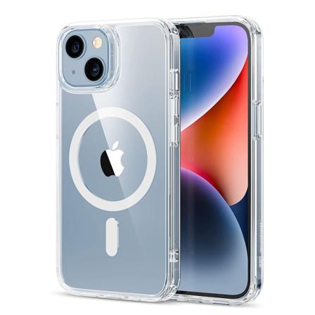 Iskuja vaimentava magneettikuori - iPhone 14 Plus Genomskinlig