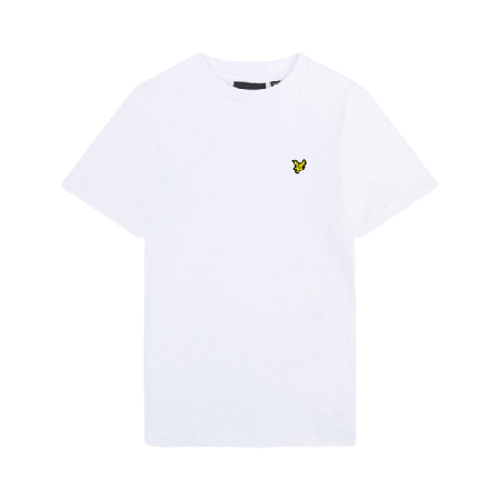 Lyle & Scott Plain T-shirt T-shirts toppar Herr Vit 170/176