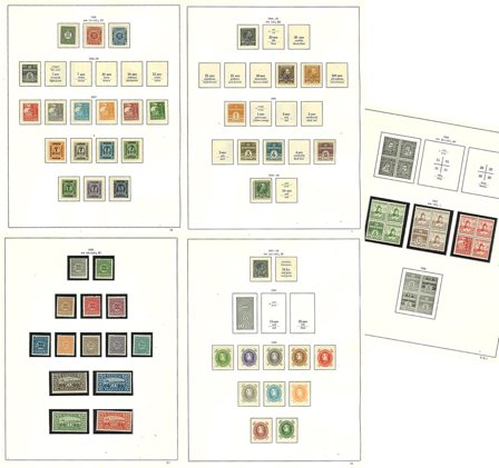 Danmark til 1970 - Samling i 1 frimärksalbum