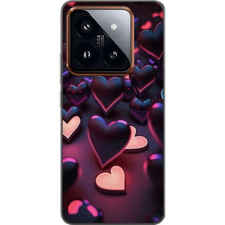 Yhteensopiva Puhelinkuori Xiaomi Xiaomi 14 Pro KeskiyönSydämet