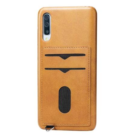 Samsung Galaxy A50 - Cover med kortholder Ljusbrun