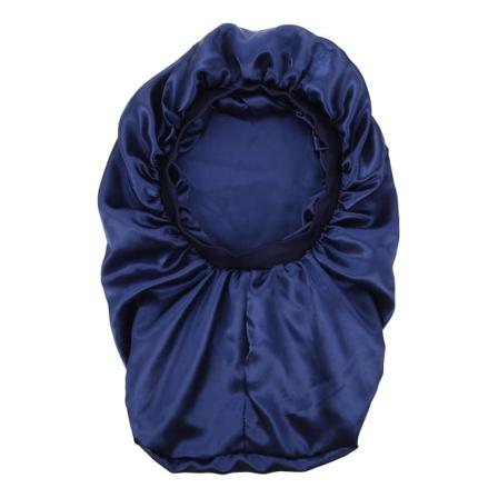 Mænds Nathætte Med Elastisk Kant I Ensfarvet Kvinders Sovehætte Til Hjem Blå 45x27cm Navy 45x27cm