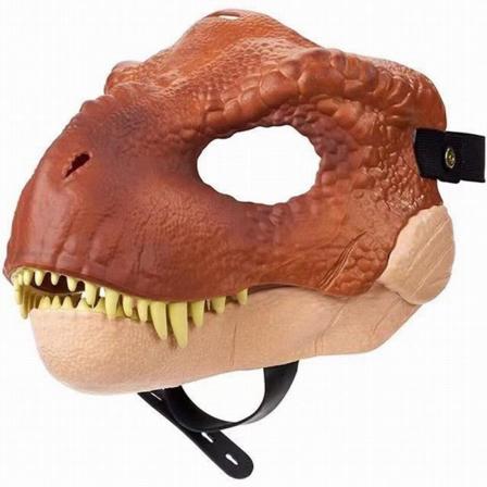 IC Dinosaurmaske Lett å bære Halloween Cosplay rekvisita rød