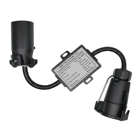 Trailer Lys Stik USA til EU 7-vejs Stik Adapter Køretøj Linker Trailer Stik Trækstang