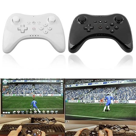 Bluetooth Trådløs Fjernbetjening til Nintendo Wii U