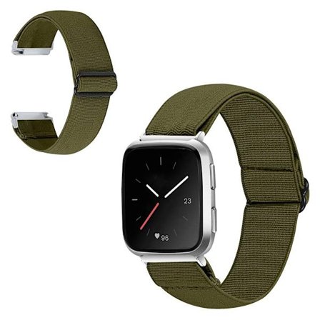 Apple Watch 44mm elastic watch strap - Army Green