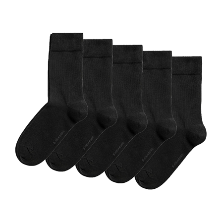 Björn Borg 5-Pack Essential Ankle Sock, Black, 36-40