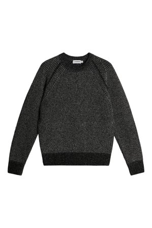 J.Lindeberg - Fred Knitted Crew Neck - Grau - Mann - L