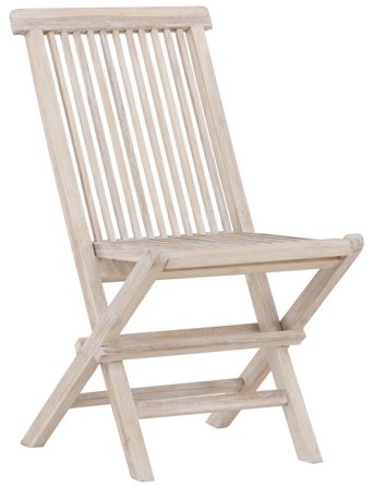 Venture Home Kenya Matstol Vitputsad, 2-pack, Utemöbler