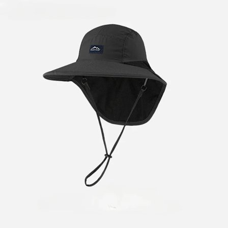 Unisex sommar Wide Brim Vattentät och snabbtorkande Panama Caps Outdoor Visor Bucket Hats Mesh Andningsbar solhatt med nackflik