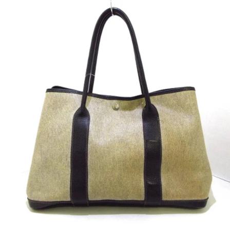 Hermès Vintage, Pre-owned Tote Bag Beige, Dames, Maat:ONE Size,leather