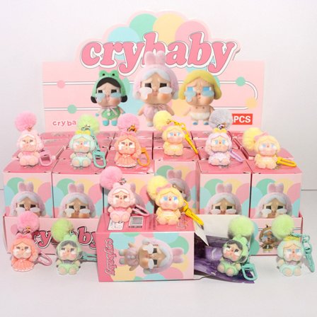 Monster Adventskalender 2025, Hollow Joy Hengende Dekorasjoner & Trendy Blind Box Leke Gave, Rosa Utgave rosa