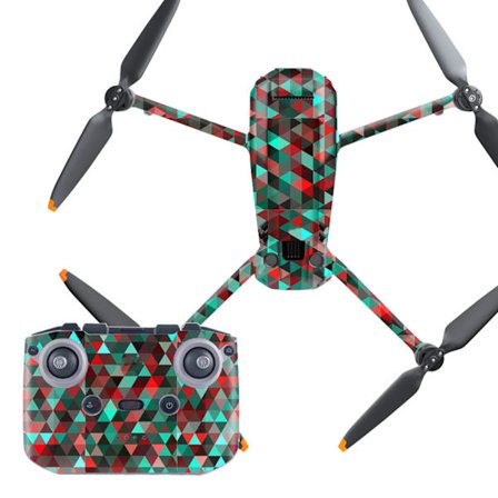 Vattentät självhäftande PVC Drone Hud Kroppsskydd Fjärrkontroll Arm Skydd för Mavic 3 Tillbehör