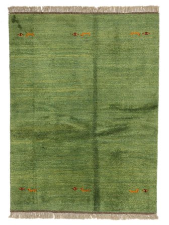 Gabbeh Persia Fine Rug Modern Dark Green/Green (Wool, Persia)