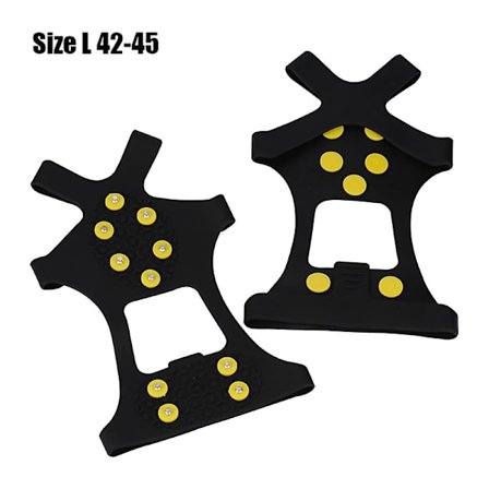 10-studs snöiskloklättring Anti-slip Spikes Grips Crampon C