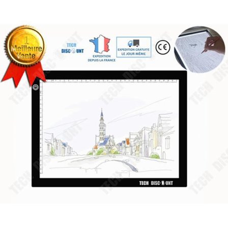 Ljusbord - TD - A4 - LED - Ultrakort - Taktillgänglighet