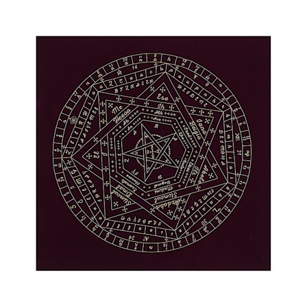 Et utsøkt stykke tarot-duk, tarotkort-spådom-duk og kreativ duk (58X58X0.1CM, lilla)