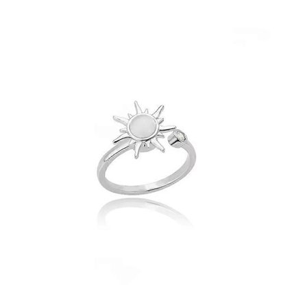 Kvinnors Anti-Stress Ångestdämpande Solhänge Snurrring 2025 Mode Födelsedagssmycken Present