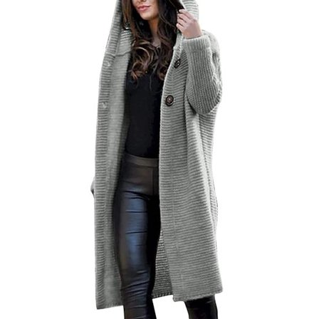 Damtröja för avslappnad plusstorlek, kofta, topp, kappa för skola, kontor, lounge, vardag