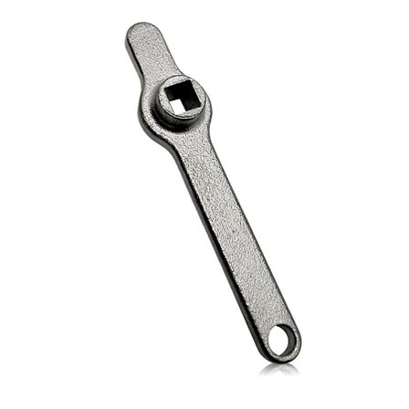 Udluftningsnøgle, Varme nøgle i rustfrit stål, Radiatorventil håndtag, Firkantnøgle, Varmeventil