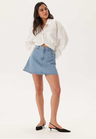 Pieces - Pcabbi Mw A-shape Skirt - Kläder - - Bubbleroom
