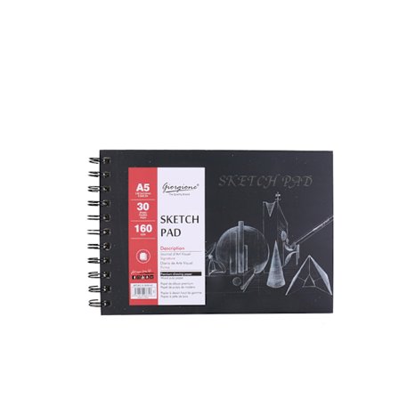 Skitsebog - Minimalistisk Hardcover Tegneblok A5