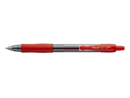 PILOT Gelpenna G2 Plus 0,7 röd - Lyreco - Kontorsmaterial - Pennor - Gelpennor