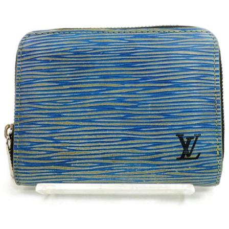 Louis Vuitton Vintage, Pre-owned Denim wallets Blauw, Dames, Maat:ONE Size