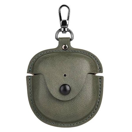 PU-läderfodral för Bose QuietComfort Earbuds II Bluetooth-hörlurar, stöttåligt fodral med nyckelhållare