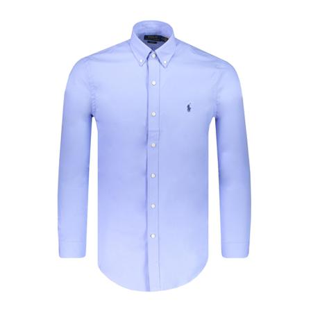 Polo Ralph Lauren, Overhemd Blauw, Heren, Maat:S,Katoen