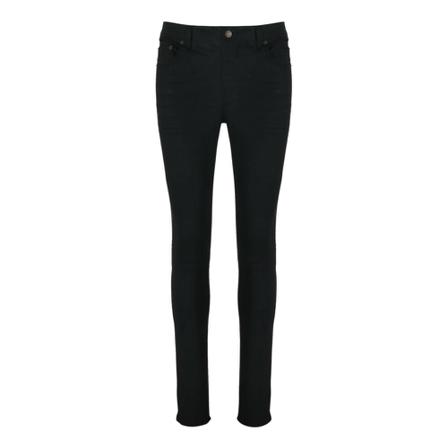 Saint Laurent, Skinny Jeans Zwart, Dames, Maat:W27,Katoen