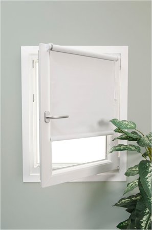 Hasta - Mørklæggende rullegardin Multifix - Hvid - Rullegardiner - 120 - Fra Homeroom