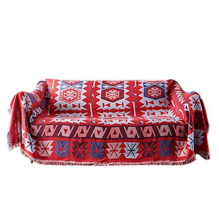 Sohvapeitto Sängynpeitto Tuolinpeitto Matkapeitto Koristepeitto Sohvanpäällinen Retrokuvio 230 x 275cm