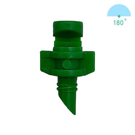 100 KPL Refraction Sprinkler Mist Suutin VIHREÄ 180 ASTETTA 180