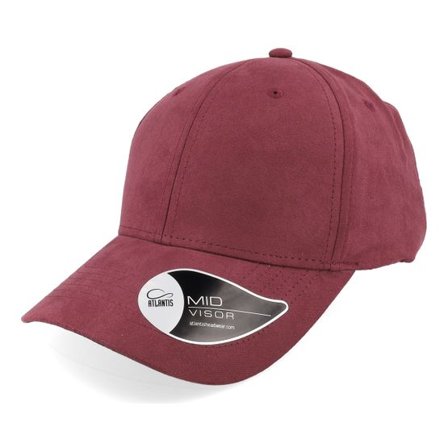 Atlantis - Röd adjustable Keps - Fam Suede Burgundy Adjustable @ Hatstore