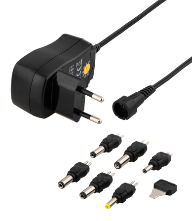 Deltaco PSR-06A - strømadapter - 7.2 watt