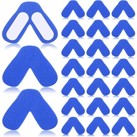 24 stk. næsepuder til maske, der undgår luftlækager, næsepuder til forsyninger, komfortabel næsebeskytter, sovemaskeindlæg, bløde puder, tilbehør (blå