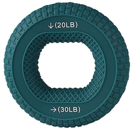 Håndtreningsring i silikon, fingergrep-trener silikonring for muskeltrening sport klatring fitness (20-30LB)